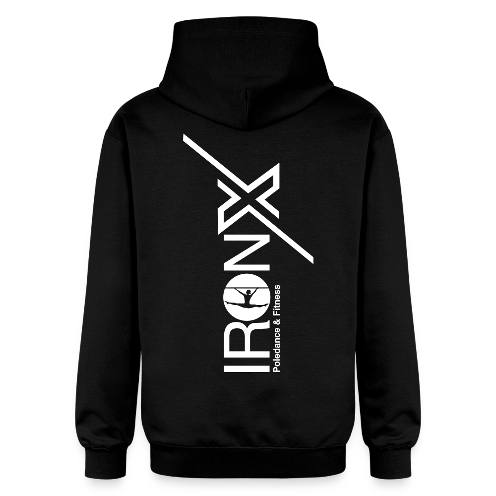 IronX Unisex Softstyle® Midweight Hoodie - black