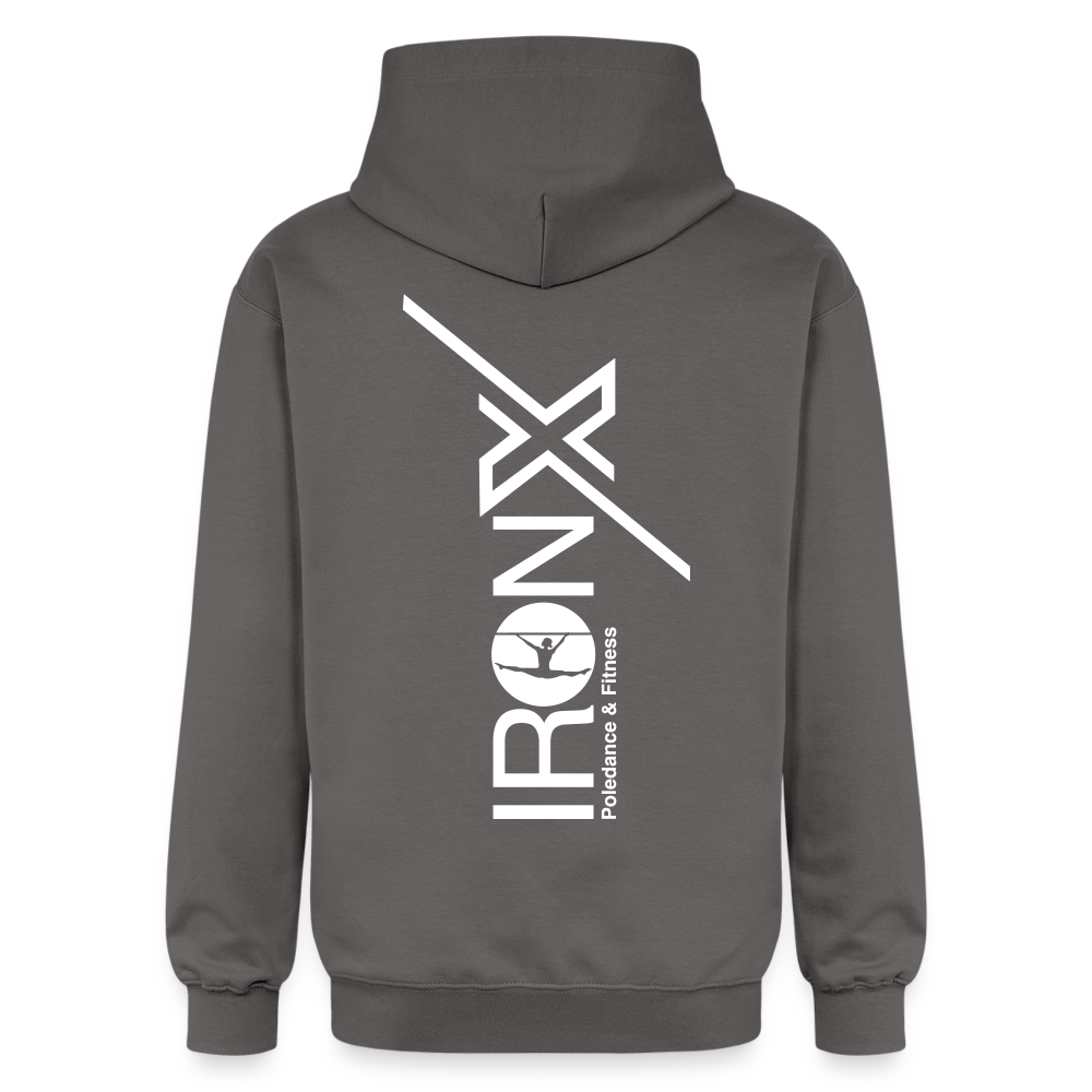 IronX Unisex Softstyle® Midweight Hoodie - dark grey